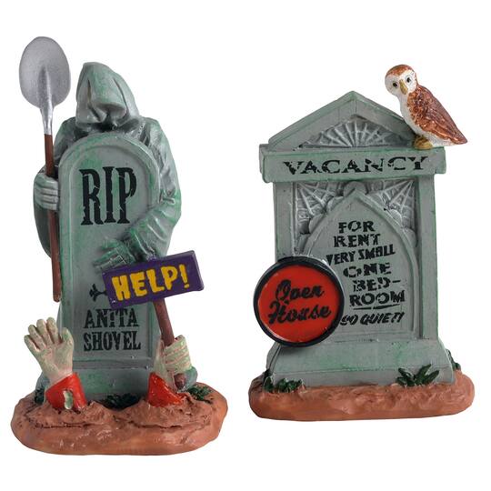 Lemax® Spooky Town® Tomstone Duo Set